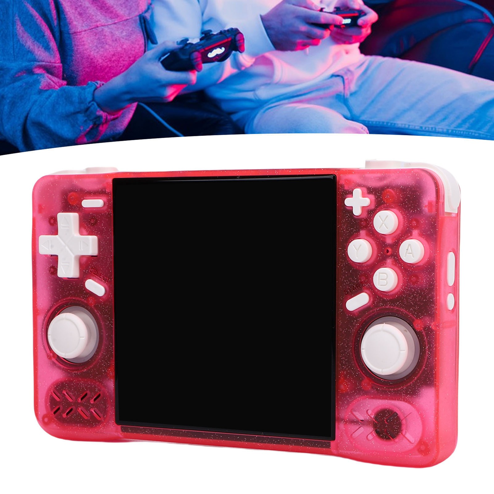 Retro Handheld Game Console 4in Screen 1.5GHz Portable Rechargeable Gaming CWZU