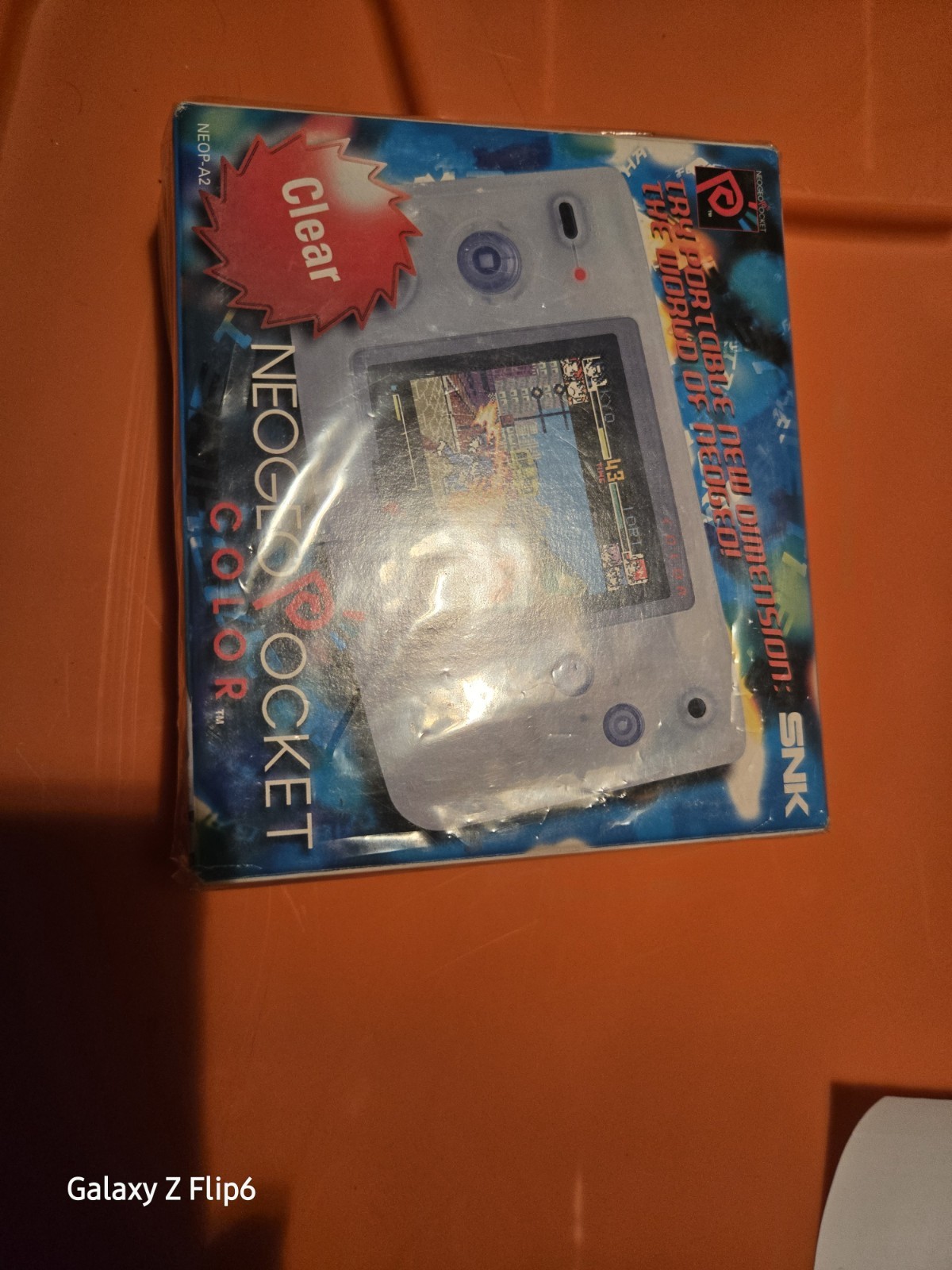 NEW SNK Neo Geo Pocket Color Clear Console *RARE- WESTERN EDITION* Free SHIPPING