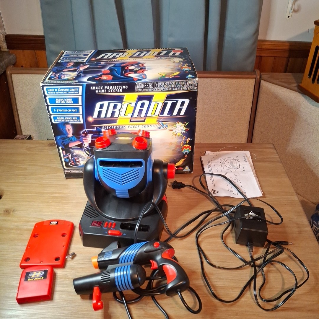 Vintage Arcadia Electronic Skeet Shoot Projector Game Duck Shooting Retro Works!