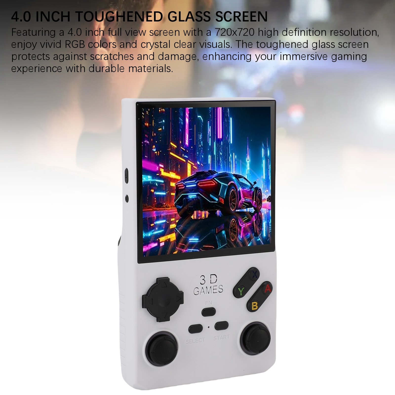 4 Inch Handheld Game Console Portable Retro Gaming Console For Open S WDCZ