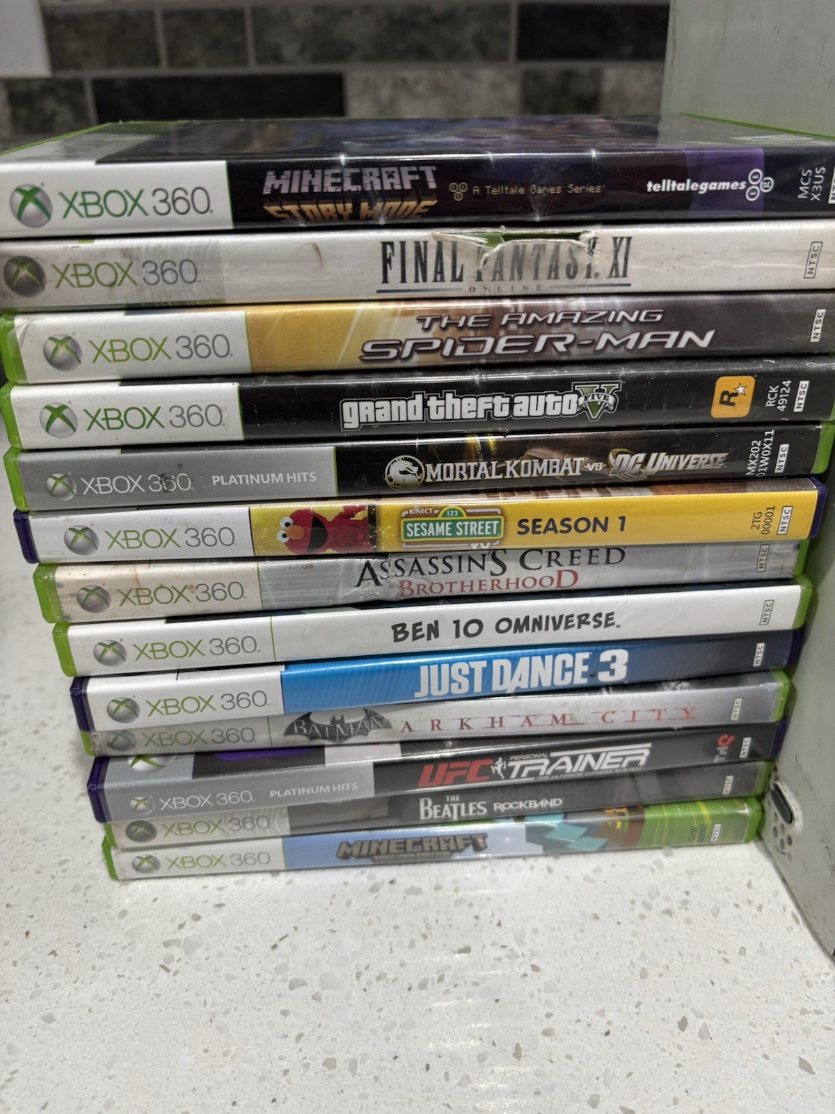 Xbox 360 Pro? White Lot With 13 Games Tested Working *READ*