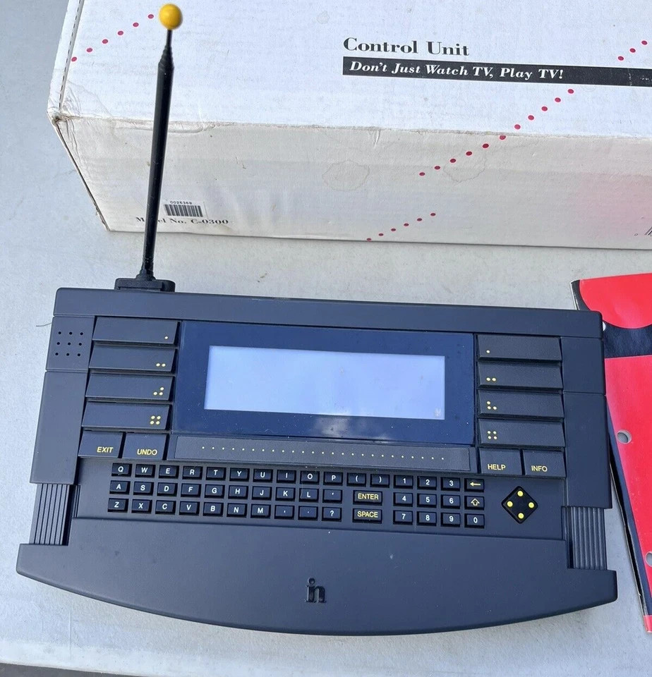 Vintage Interactive Network C-0300 Control Unit Sega Video Game Accessory w/ Box