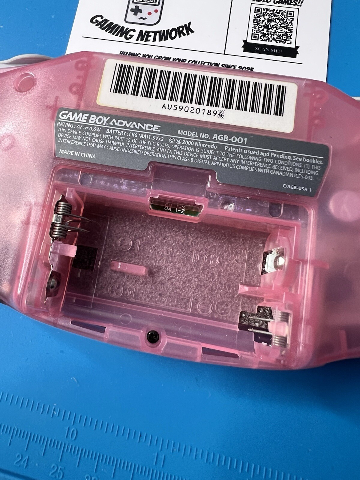 Nintendo Game Boy Advance Handheld System – Fuchsia Pink