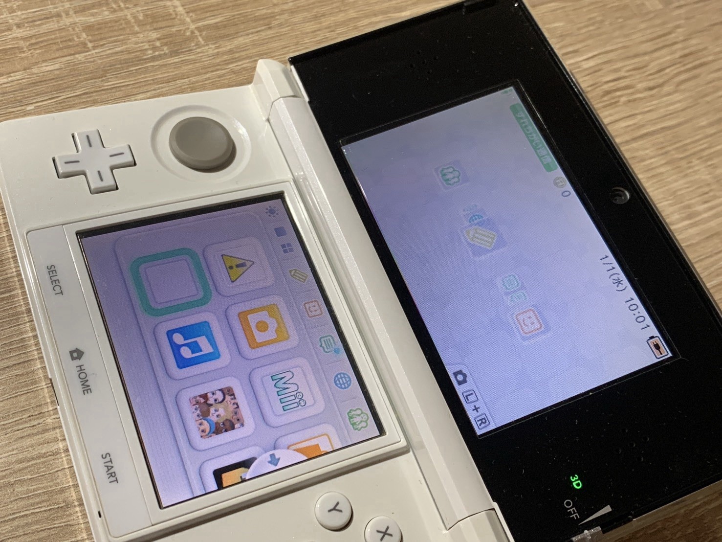 0620 Nintendo 3DS Ice White Excellent TESTED 290g