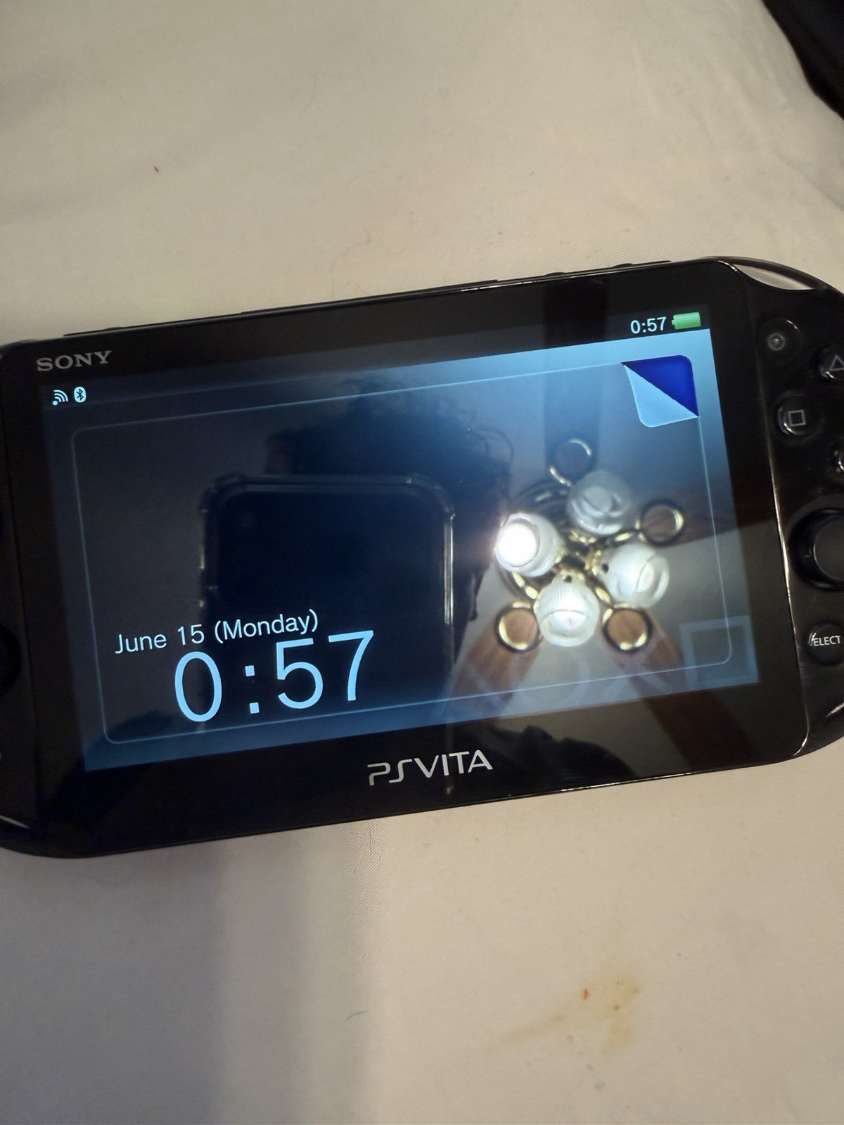 Sony PlayStation Vita Black + 32GB STORAGE Memory Card (and 8GB Extra) + Charger