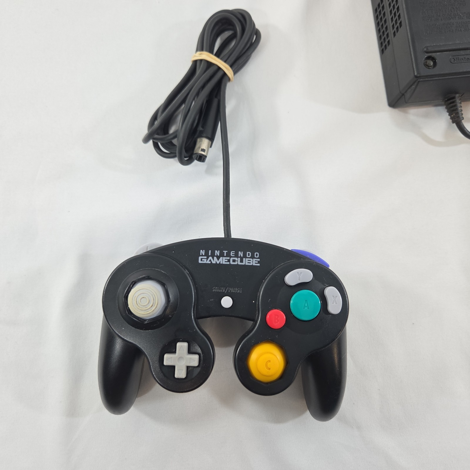 Nintendo GameCube Console Black DOL-001 With OEM Controller – Tested & Working