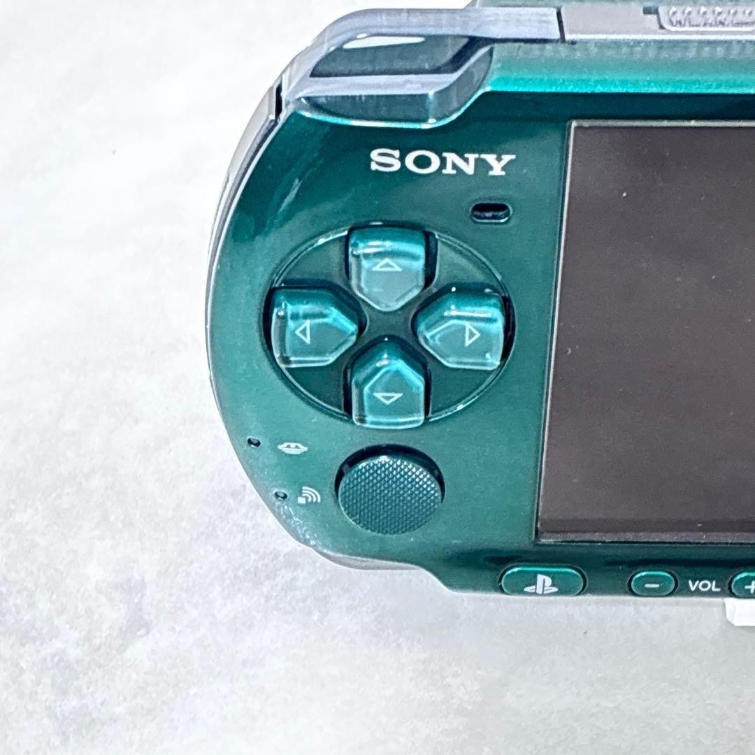 Excellent Sony PSP-3000 Console Green Rare Color Region free