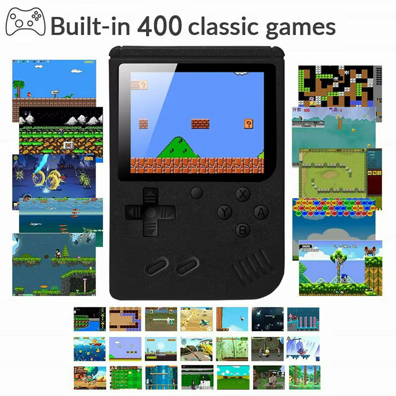 New Mini Retro Video Game Console 500 Games Portable Handheld Kids Game Console