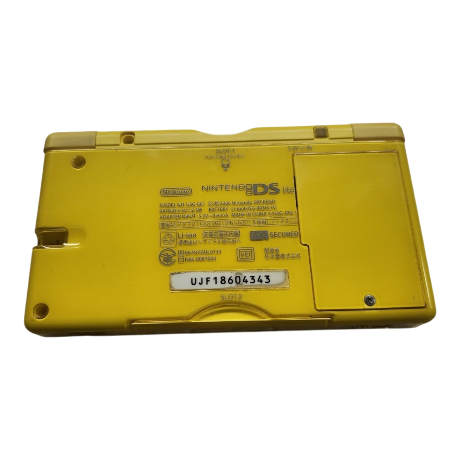Nintendo DS Lite Pikachu Edition Console only used