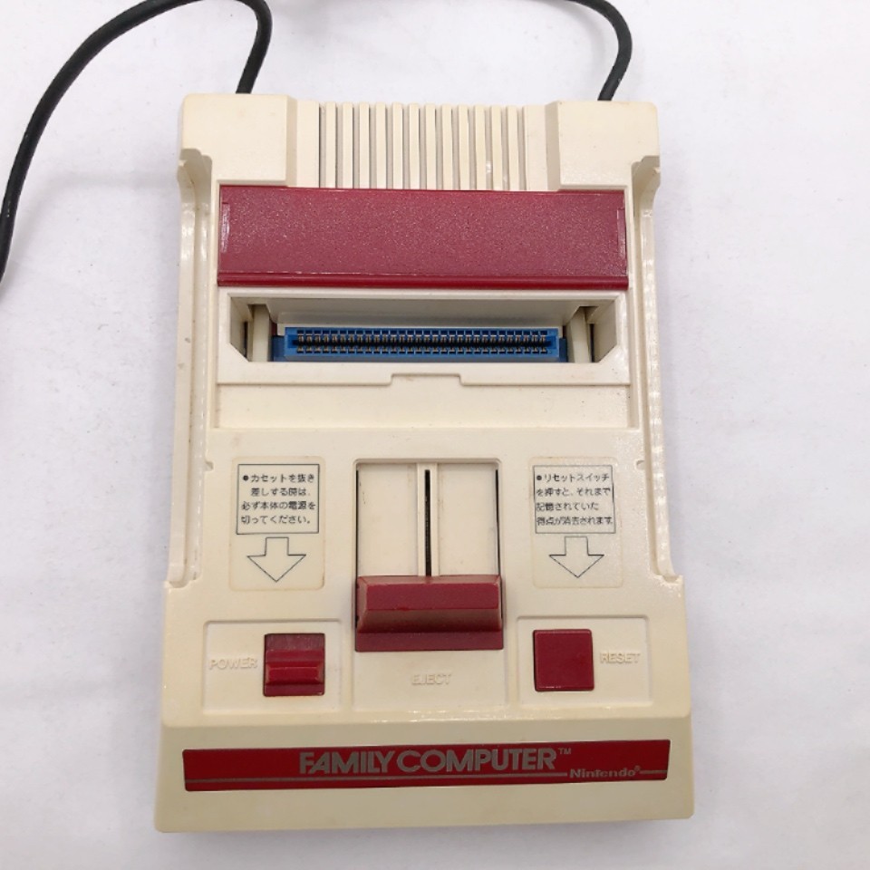 Nintendo Famicom Console Disk System Adapter set New Belt Made in Japan Tested
