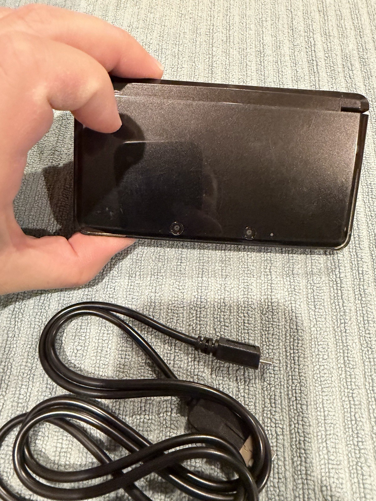 Japanese Nintendo 3DS System Black Working Us Seller With Charger Region Free J
