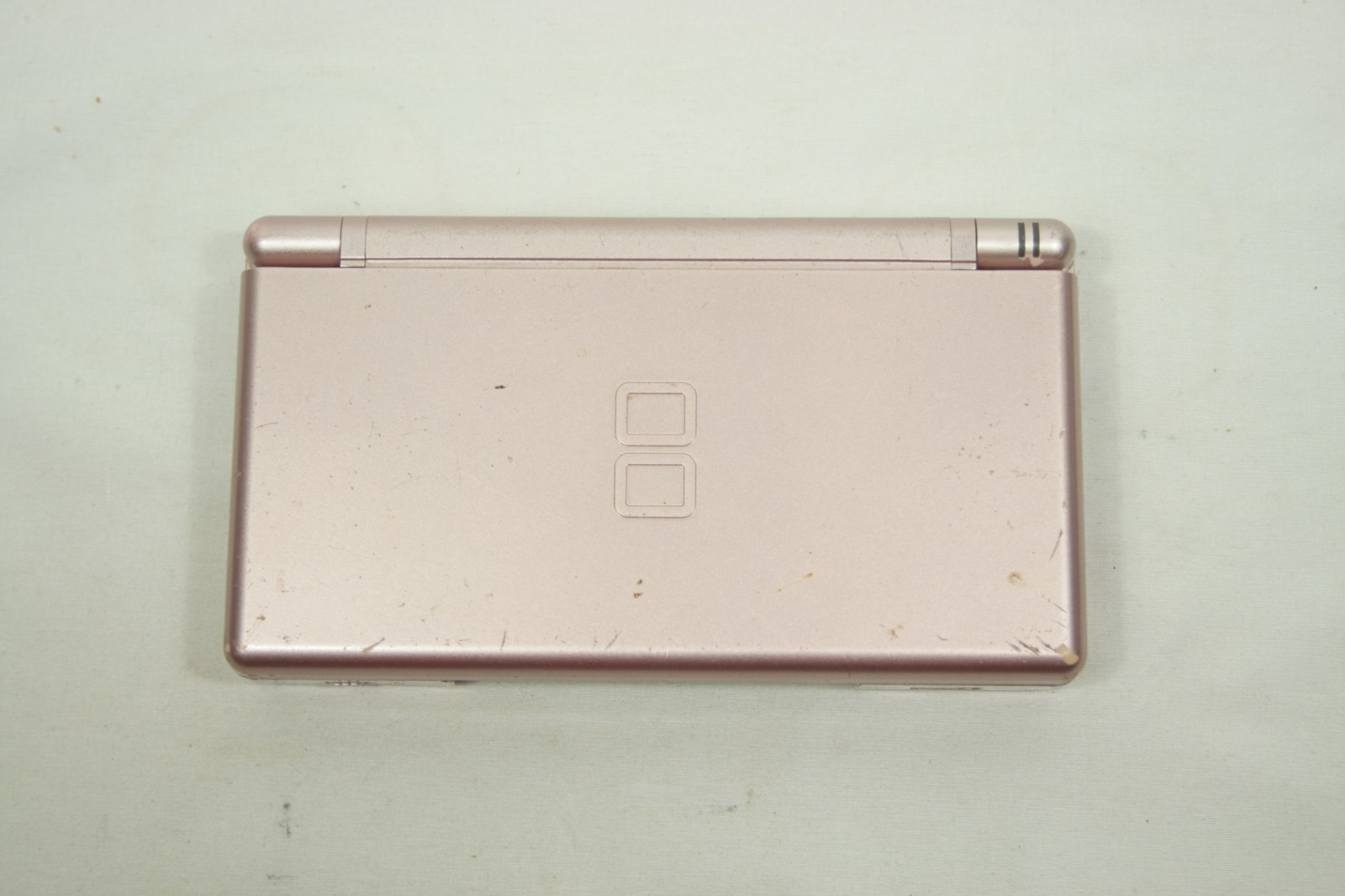 Nintendo DS Lite Console Pink Metallic Rose UNTESTED AS IS FOR PART FOR REPAIR