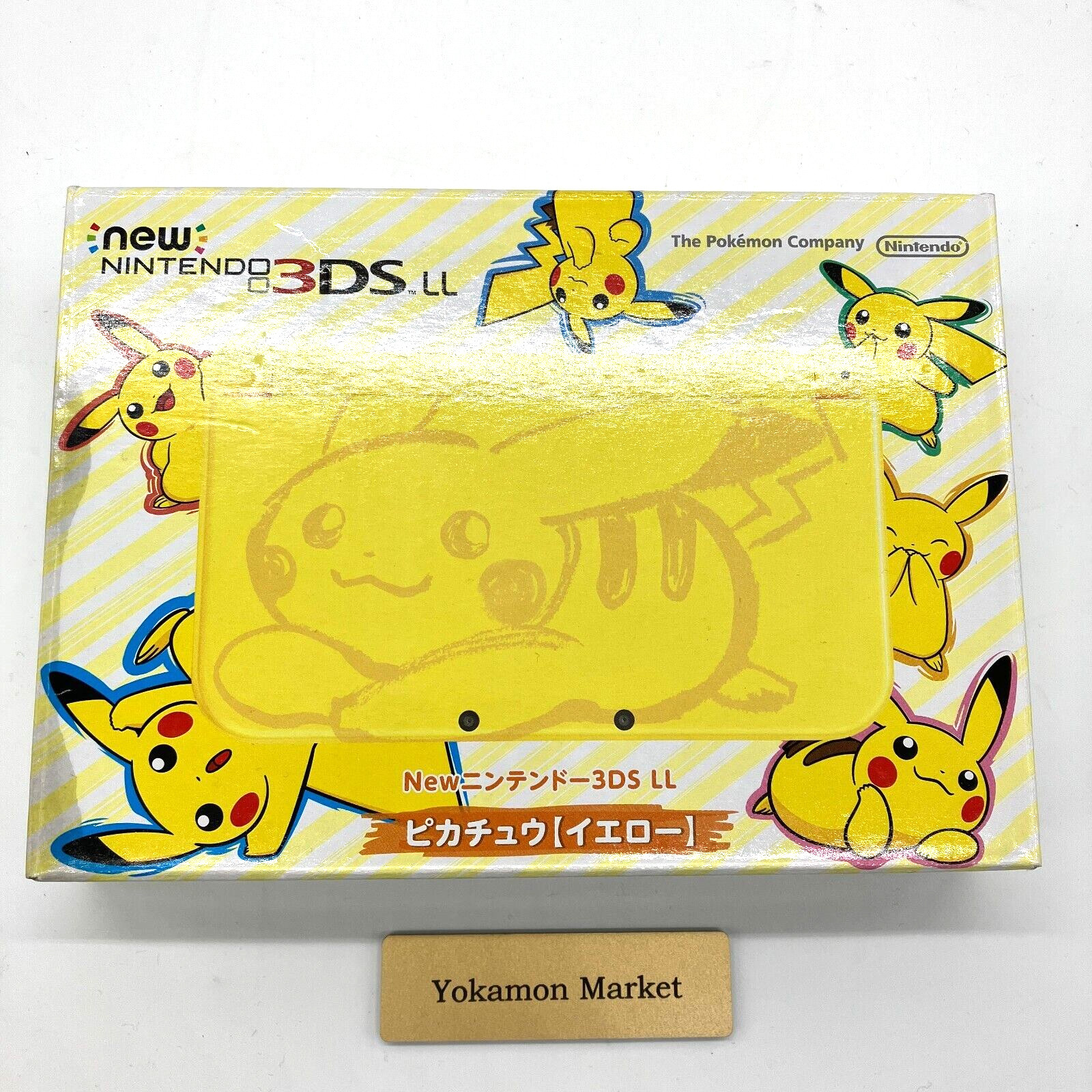Nintendo 3DS XL LL Pokemon Pikachu Yellow Body Limited Model Used