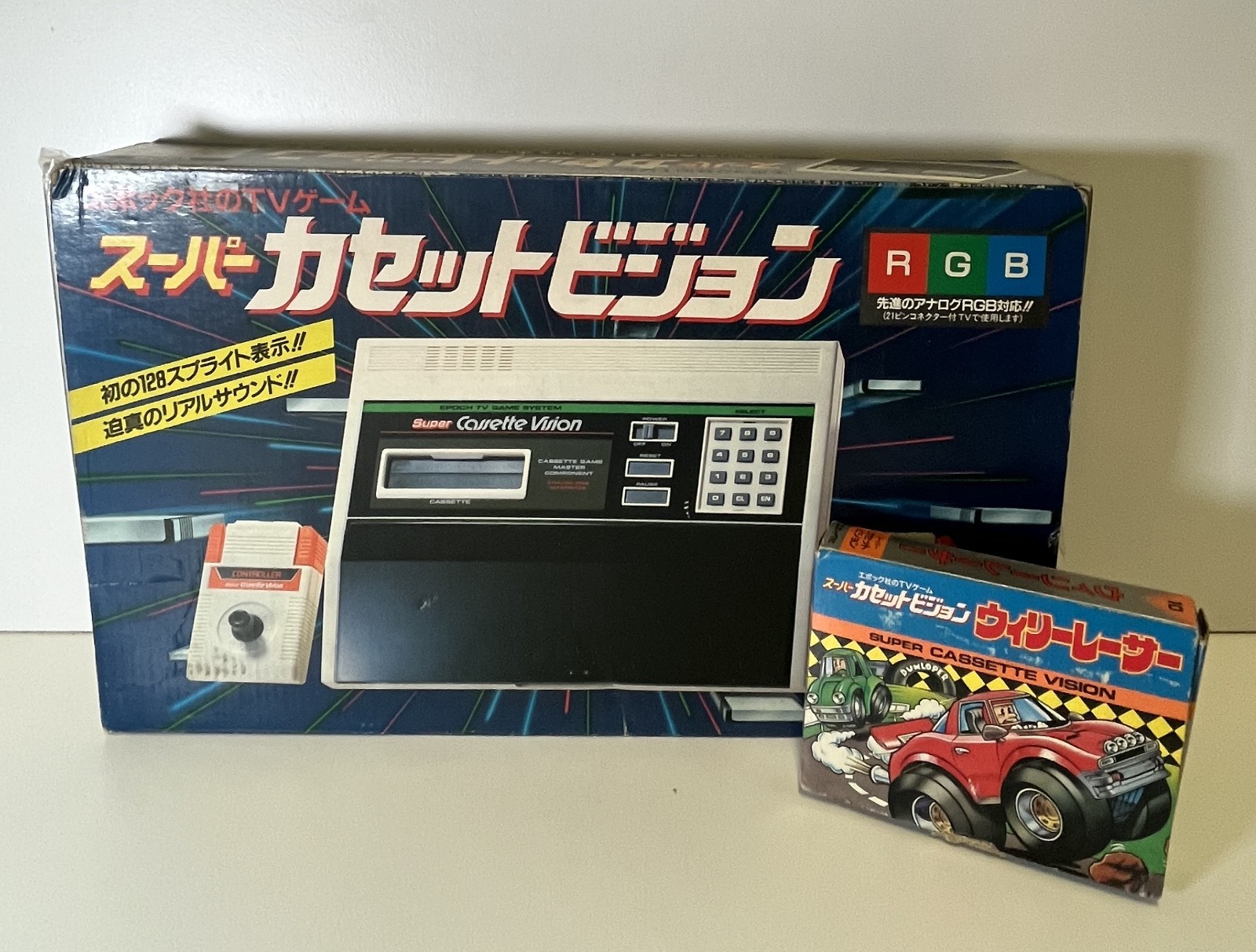 EPOCH SUPER CASSETTE VISION CONSOLE NTSC JAPAN VINTAGE TESTED BOXED 1984