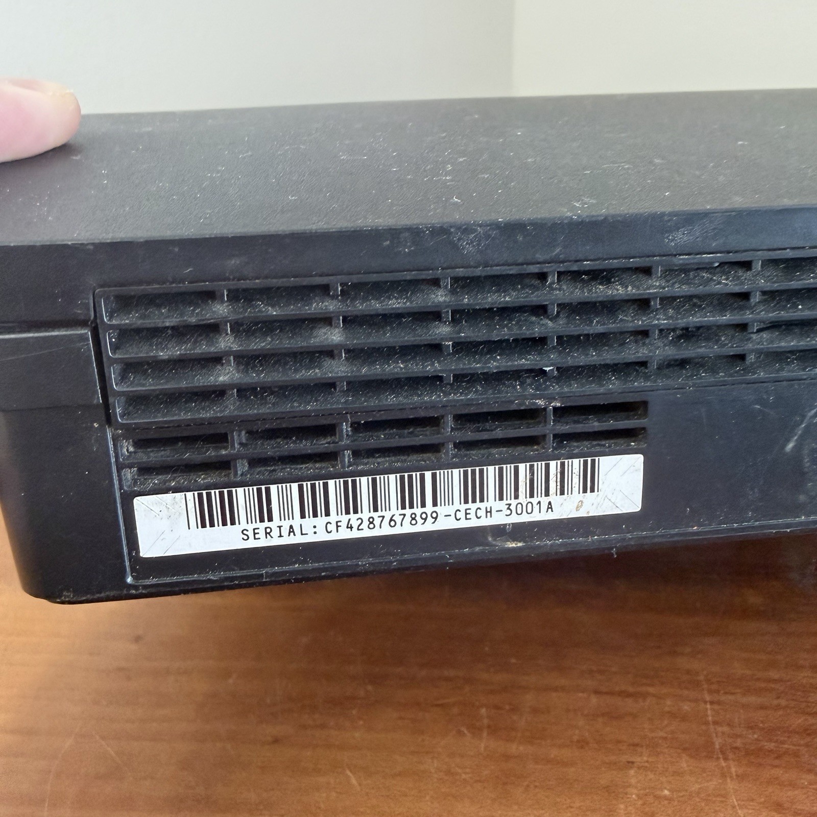 PlayStation 3 & Two Wireless Controllers CECH-3001A Slim Console for Parts Only