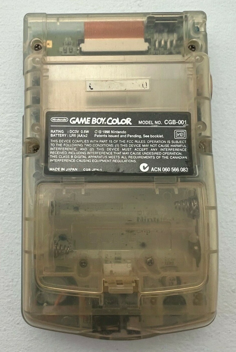 Nintendo Game Boy Color – Lawson Aqua Blue Milky White – Very Rare 100% OEM