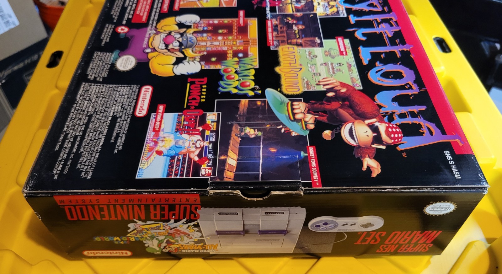 Super Nintendo SNES Console Mario Box Set with 8bitdo Bluetooth Retro Receiver