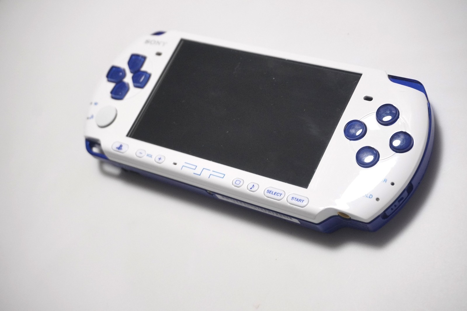 PSP-3000 White/Blue Japan PlayStation Portable console US Seller
