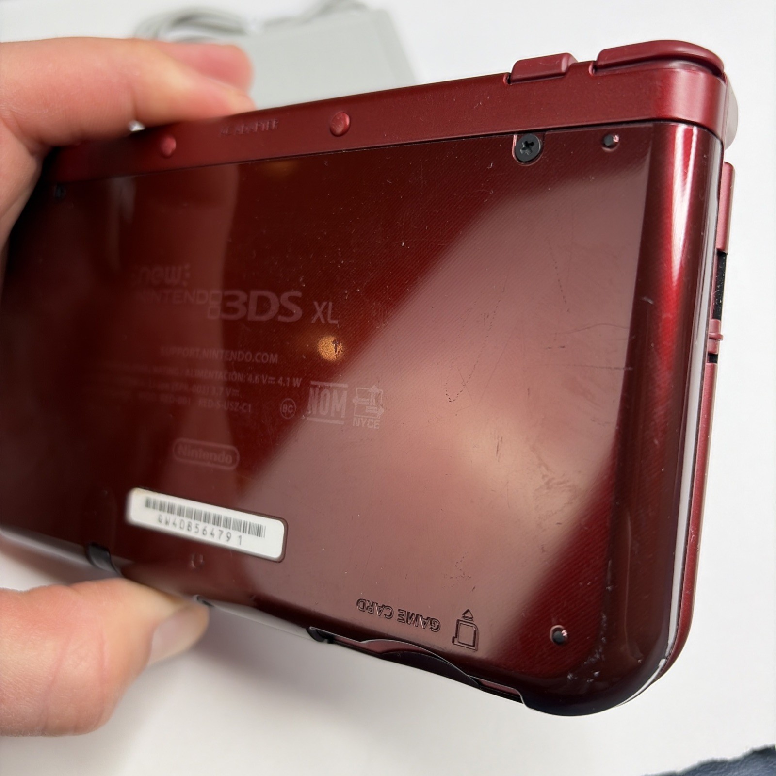 New Nintendo 3DS XL Red Console US Model – Tested! W Charger Stylus
