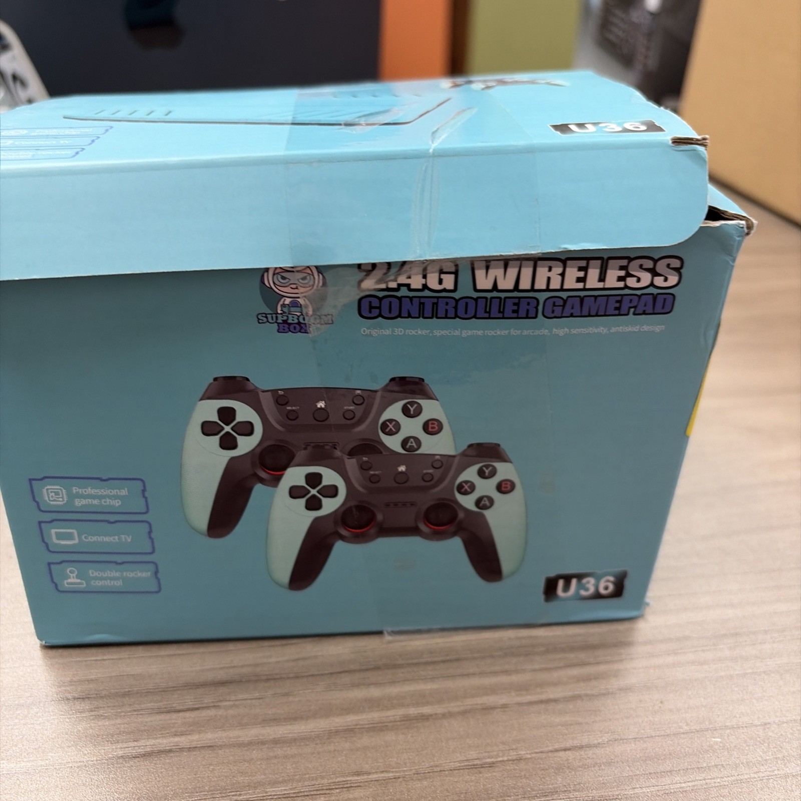 UWDFH Retro Gaming Console 2026 Gaming Stick Pro 50000 Games 128GB 4k Blue
