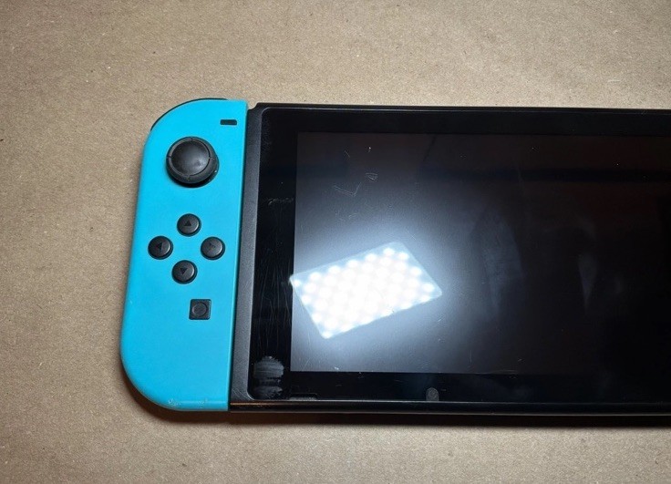 Nintendo Switch Handheld Console w/ Neon Blue Red Joy-Cons and Dock| Tested