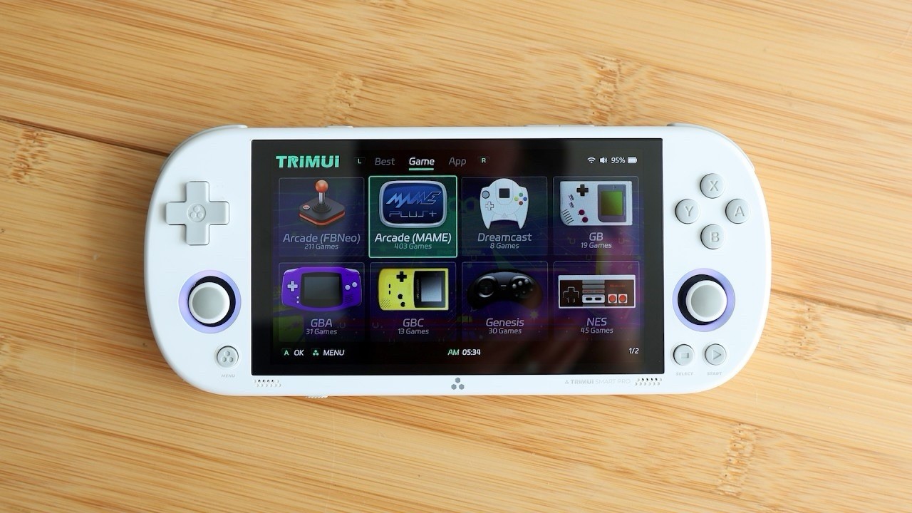 TRIMUI Smart Pro Handheld System, Portable Video Game Console