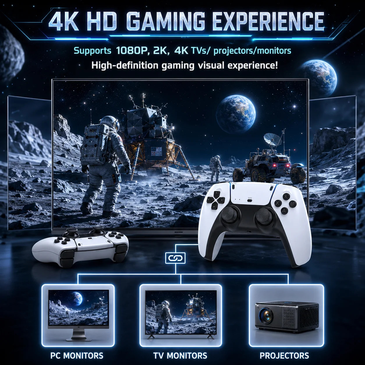 M15 Ultra TV Game Console 64GB Retro Video Game Stick
