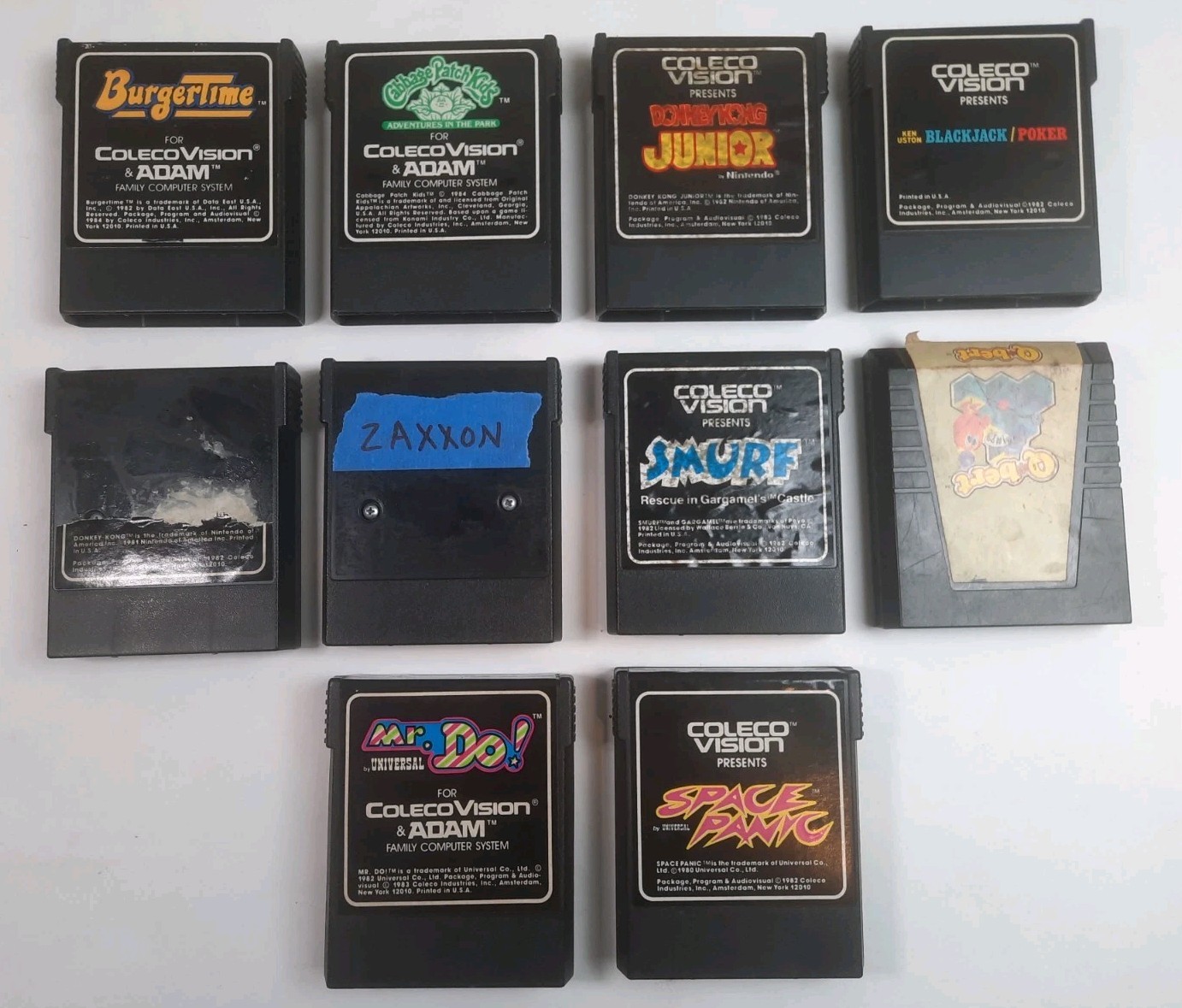 Colecovision w/ Expansion Module 1 & Coleco & Atari Games 6 Controllers
