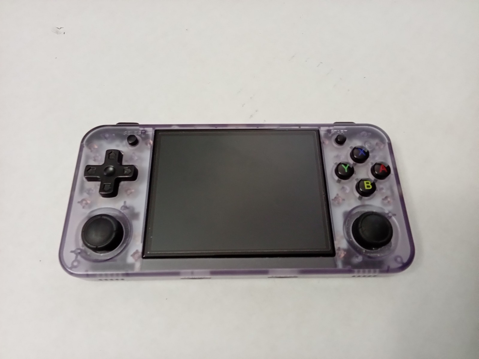 Anbernic RG35XX H Purple Handheld Game Console Linux (No SD Cards)