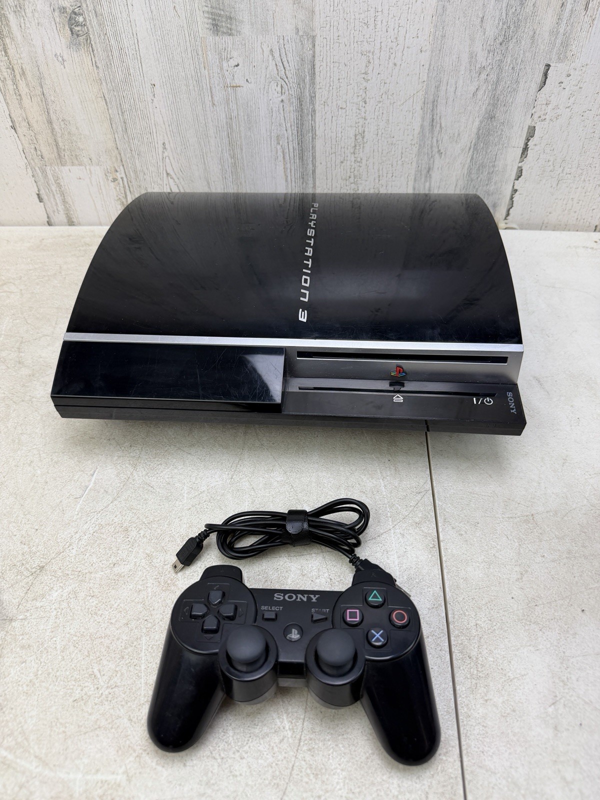Sony Playstation 3 PS3 Model CECHL01 Bundle 7 Games 1 Controller Tested