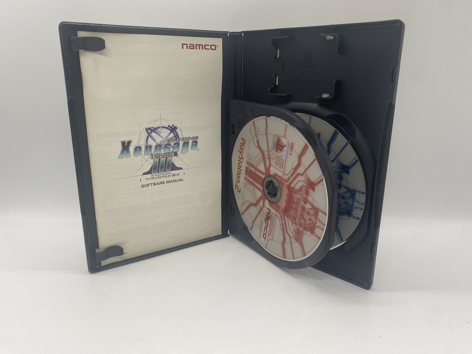 PS2 Playstation2 Console w/ Xenosaga Episode I & II & III set Black SCPH-70000