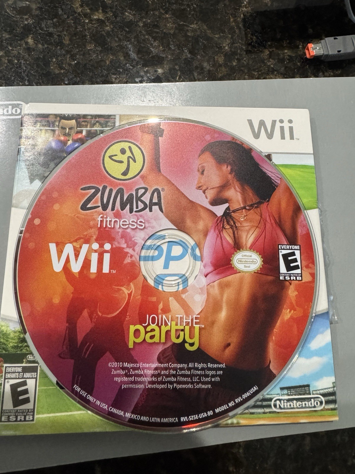 Nintendo Wii White Console with Zumba Fitness: Join the Party Game
