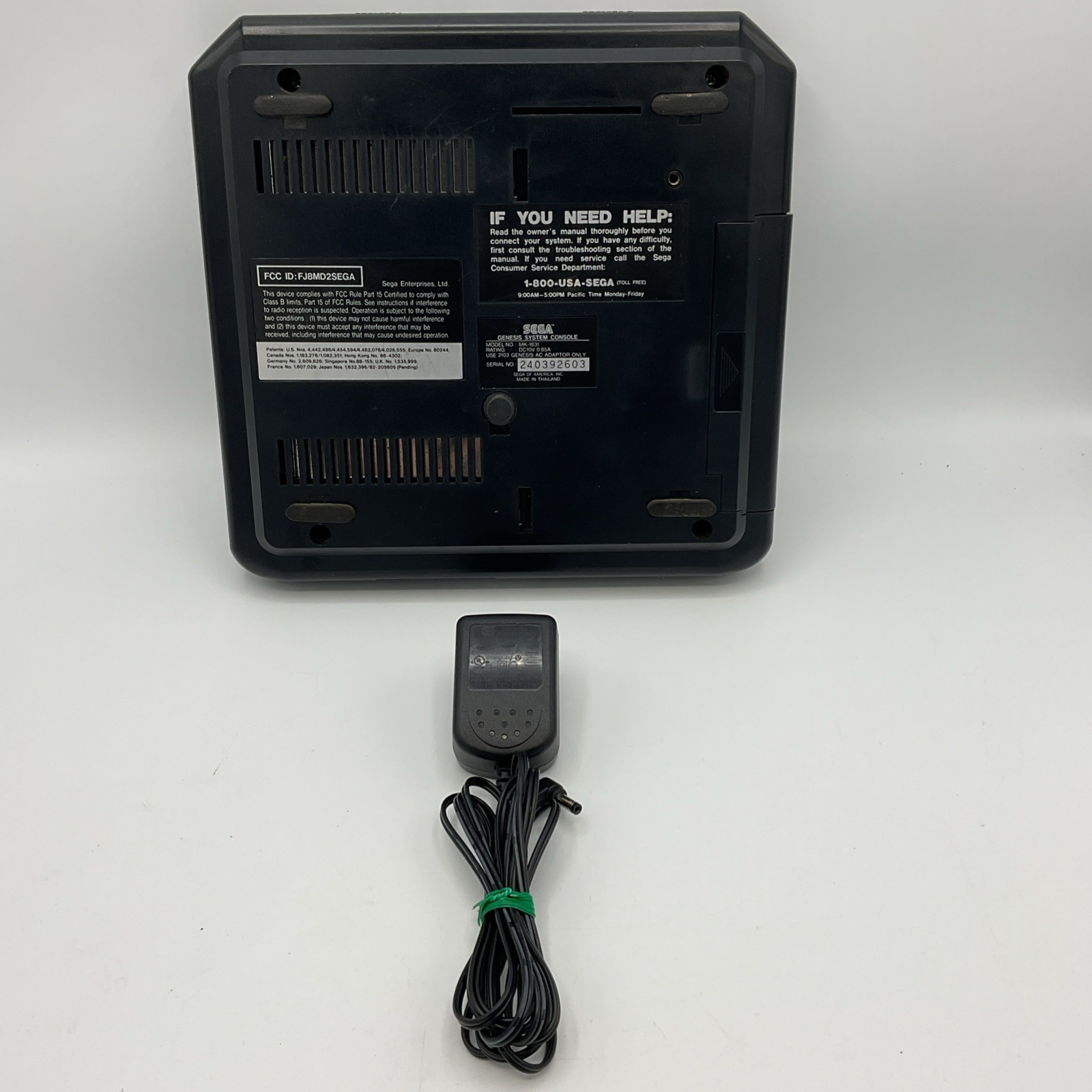 Sega Genesis Model 2 Console ONLY Model MK-1631A – Untested