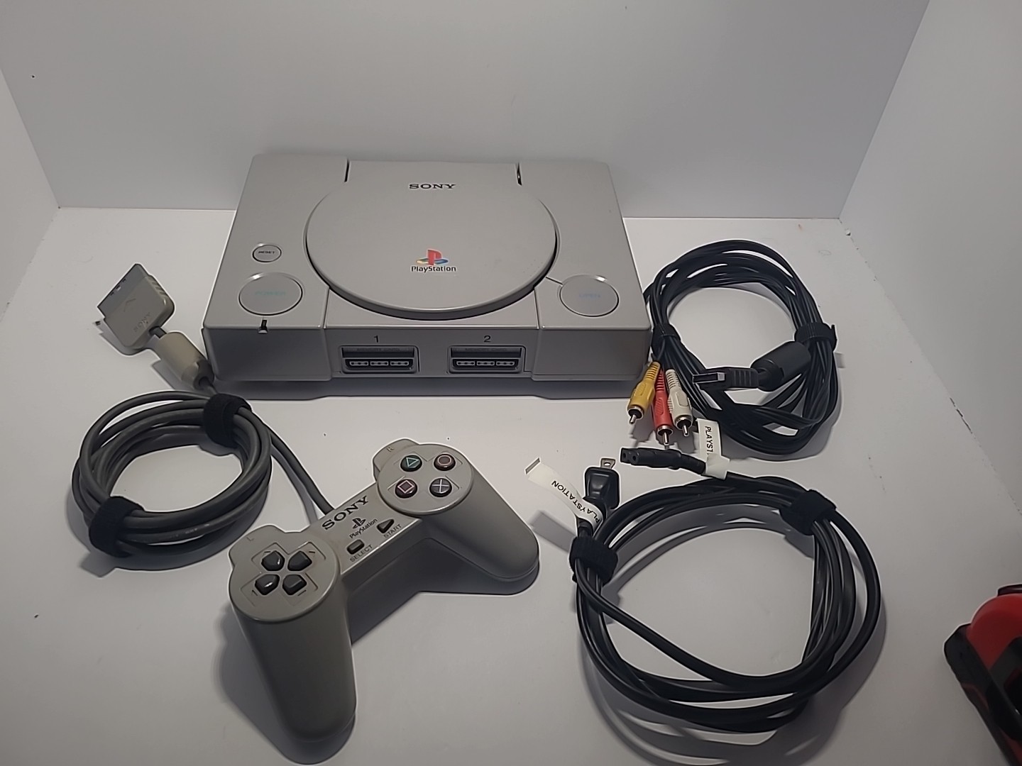 Sony PlayStation 1 PS1 SCPH-9001 Console With 1 Controller Set tested working