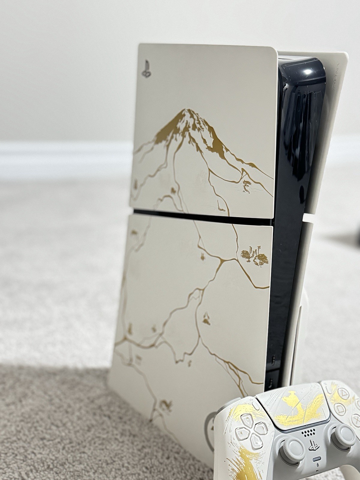 Sony PlayStation 5 Ghost of Yotei Gold Limited Edition 1TB SSD Console Bundle