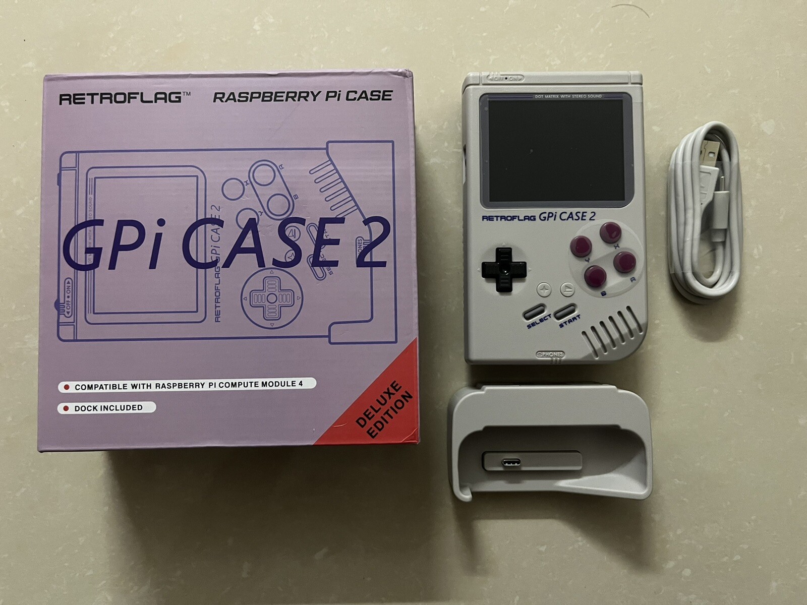 Retroflag GPI case 2 cm4 lite DOCK 32G retropie