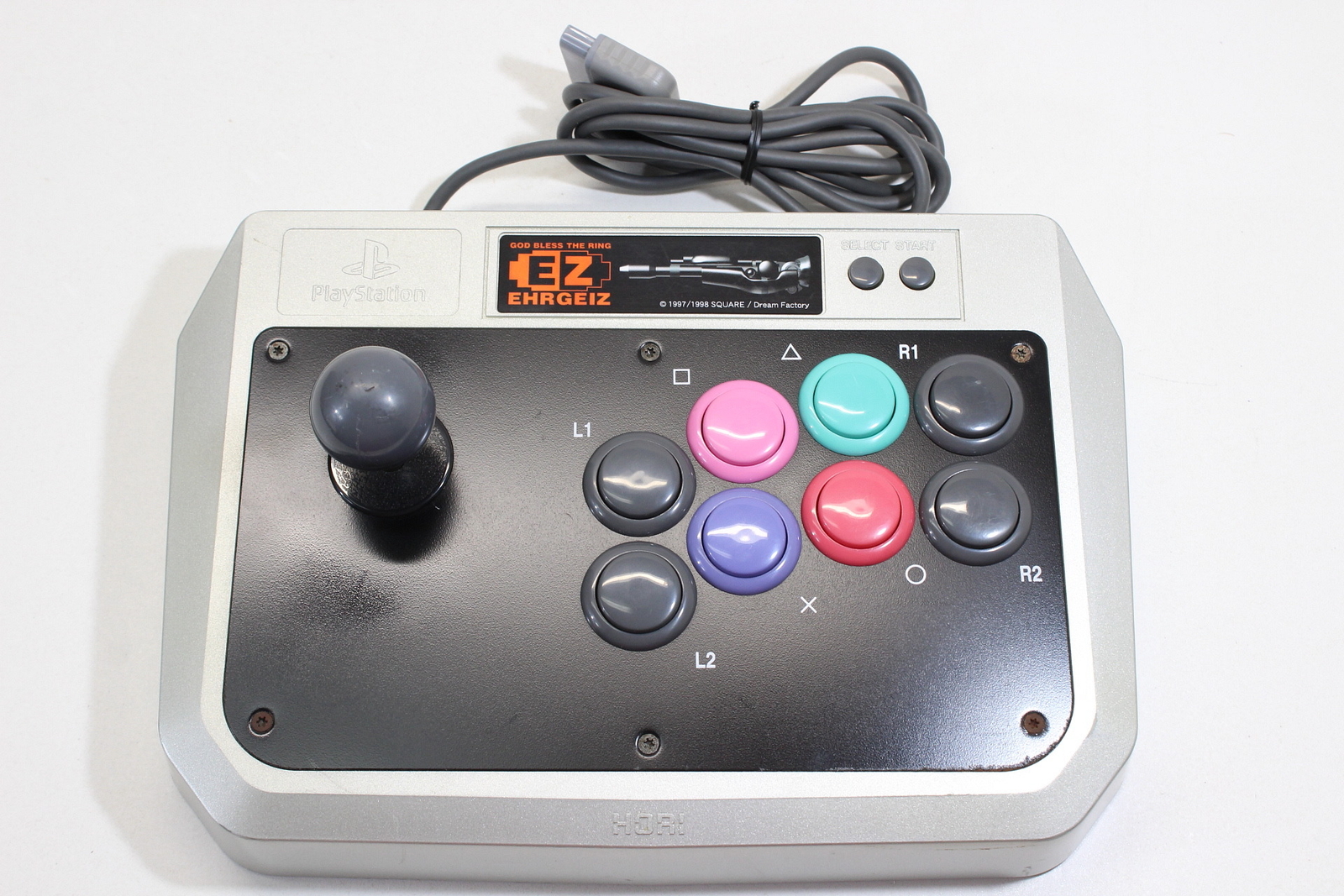 Hori Ehrgeiz Stick SLPH-00131 Arcade Joystick Controller PlayStation PS1 PS2