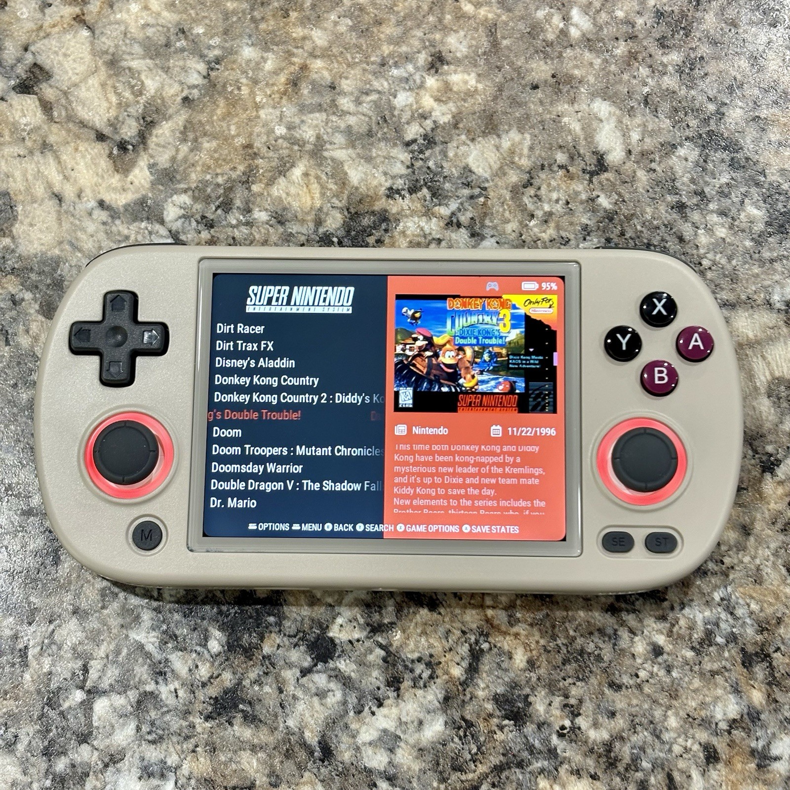 New Anbernic RG40XXH Gaming Handheld New 64GB Card Custom RG40XX H Ready To Play