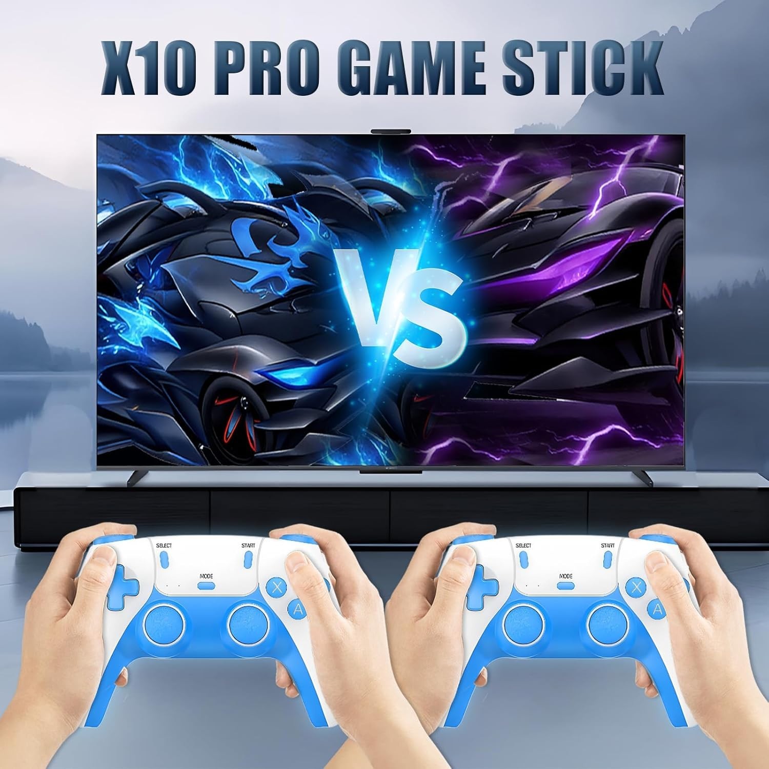 X10 Pro 2026 New Retro Game Stick 4K Retro Gaming Console 1080P/720P Output,Cort