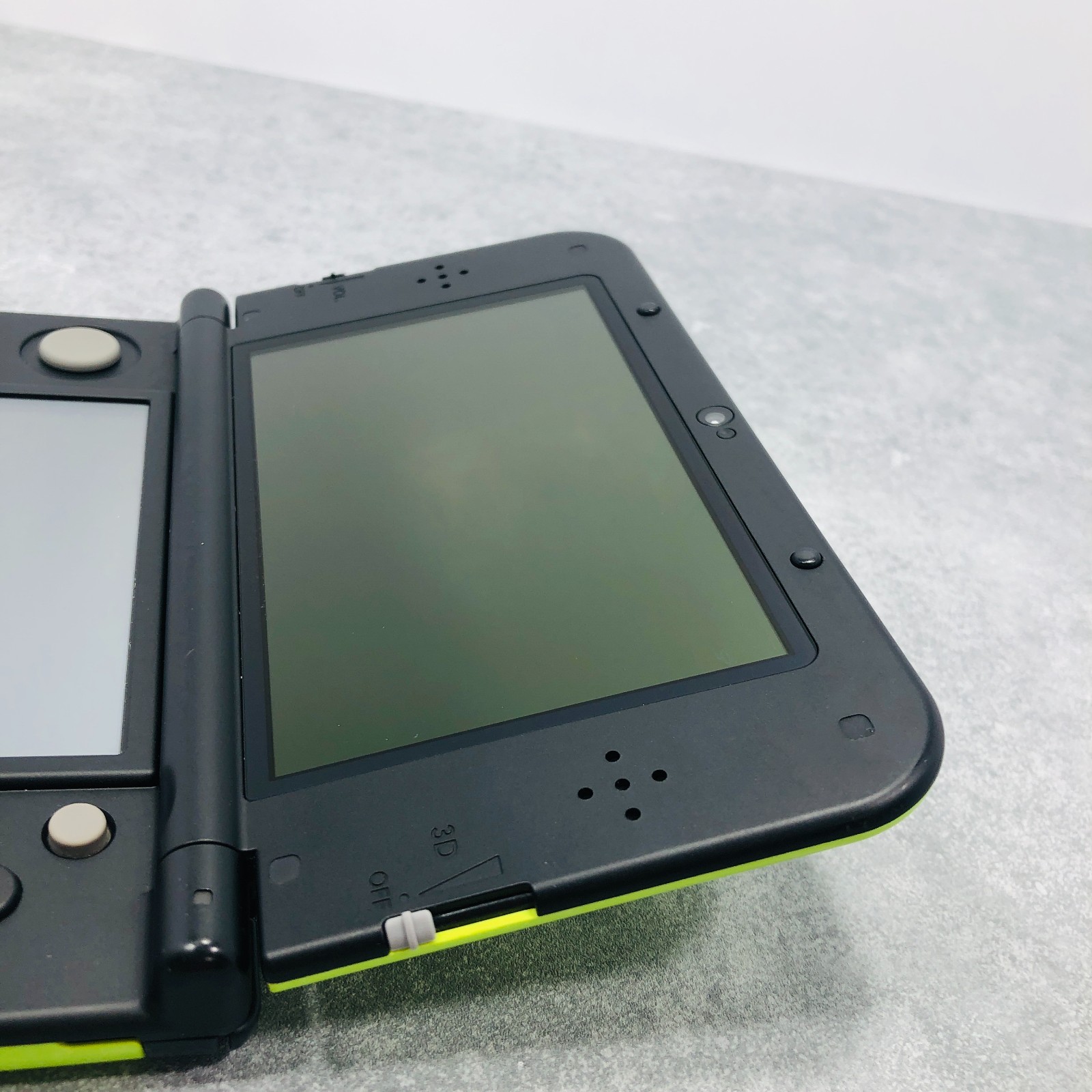 [EX+5] Nintendo new 3DS LL XL Lime Green Black Console & AC Adapter 06-106