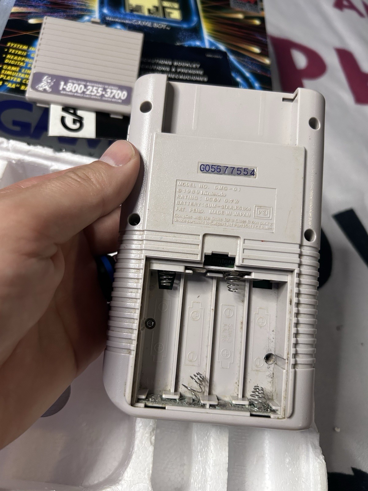 game boy console dmg-01 With Box And Manual Not Working Or Cib