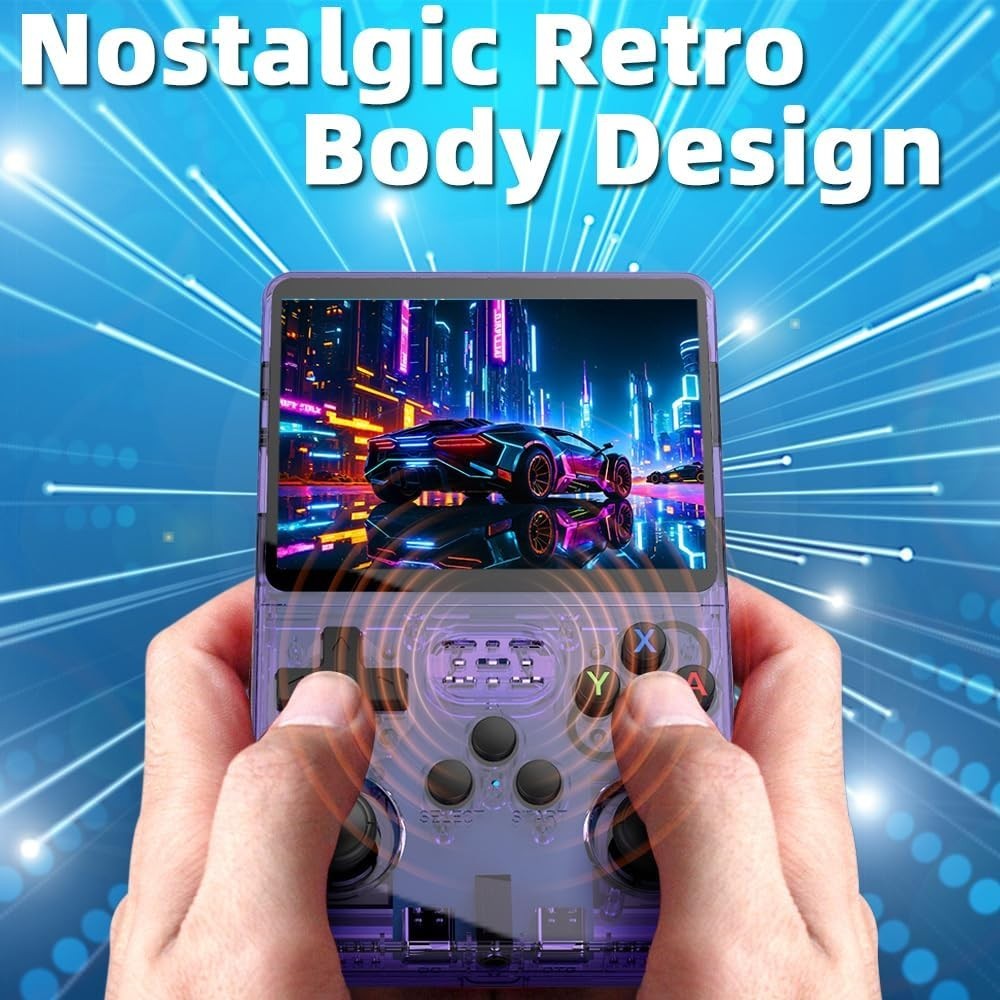 Consola Portatil Retro 64GB Pantalla 3.5 IPS 3000 Juegos Clasico Sistema Abierto