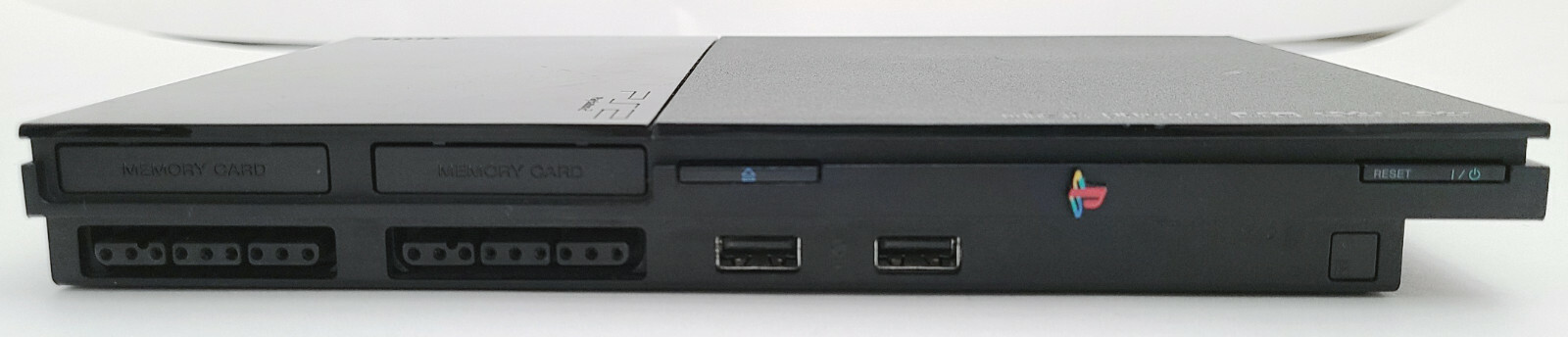 2 WIRELESS CONTROLLERS Sony PS2 SLIM Game System Gaming Console PLAYSTATION-2
