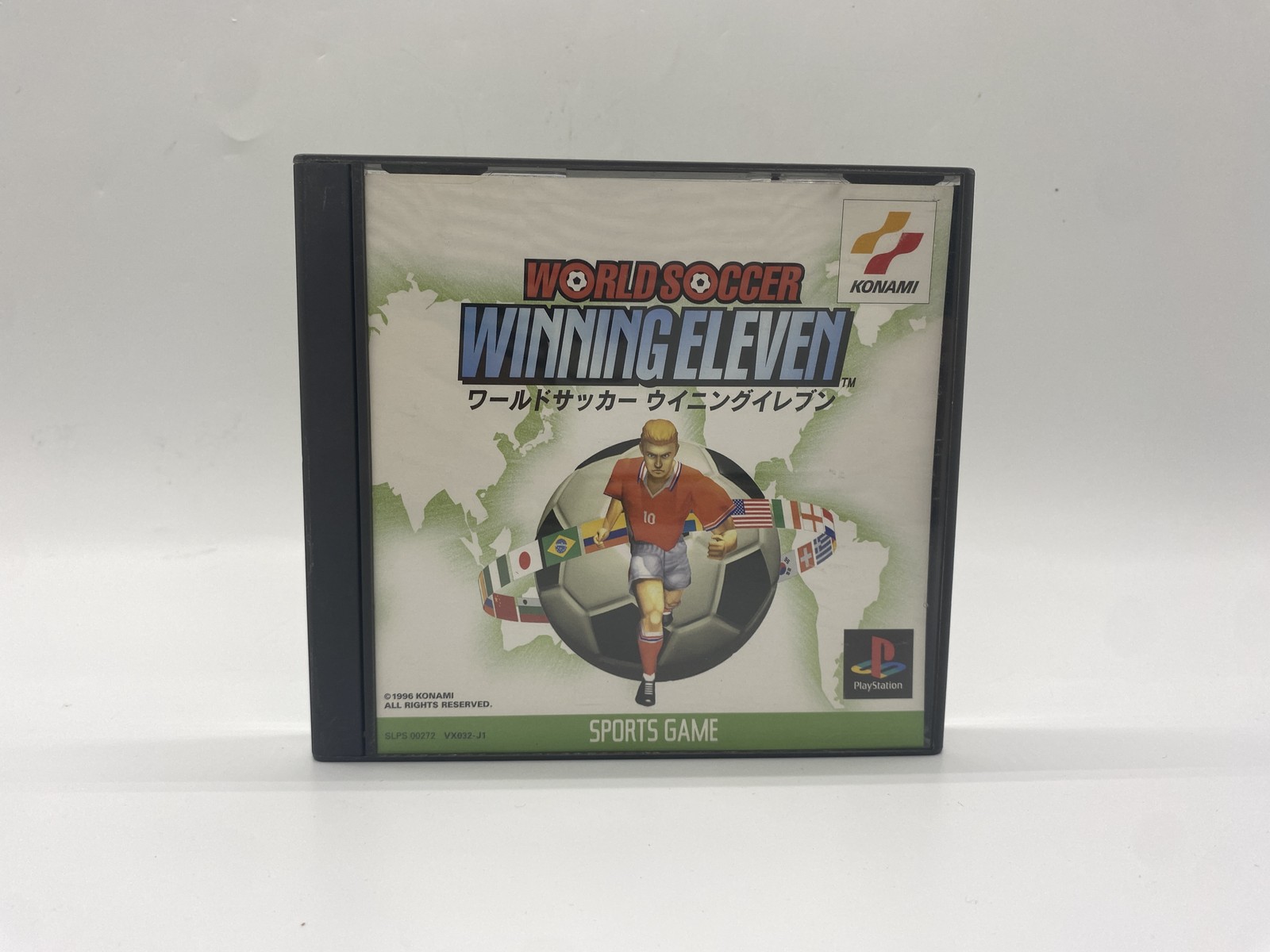 PlayStation 1 PS1 Console w/ WINNING ELEVEN 97 3 series 5 set SCPH-7000 JP Ver.
