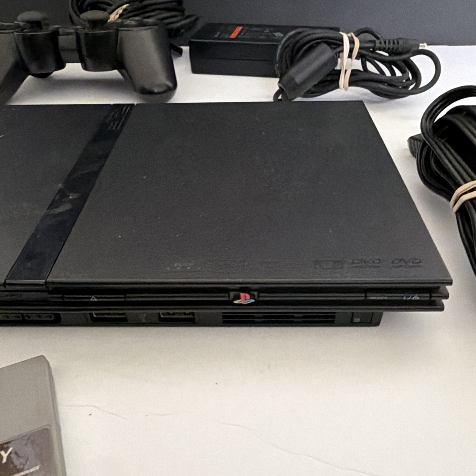 Sony PlayStation 2 PS2 Slim – SCPH-70012 – Console,controller & Cords – Tested