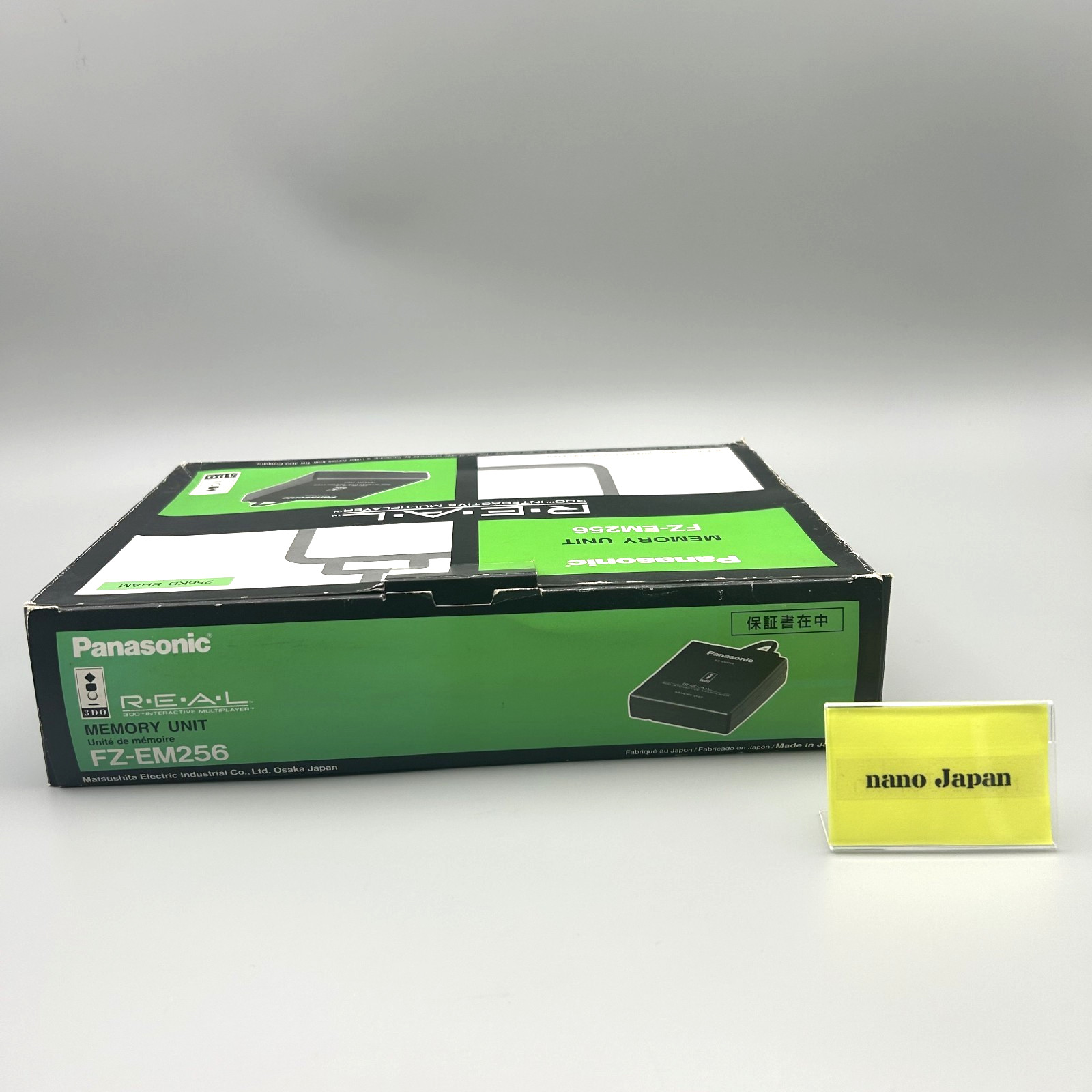 Panasonic 3DO FZ-EM256 REAL Memory Unit 256KB SRAM External Storage Boxed Japan