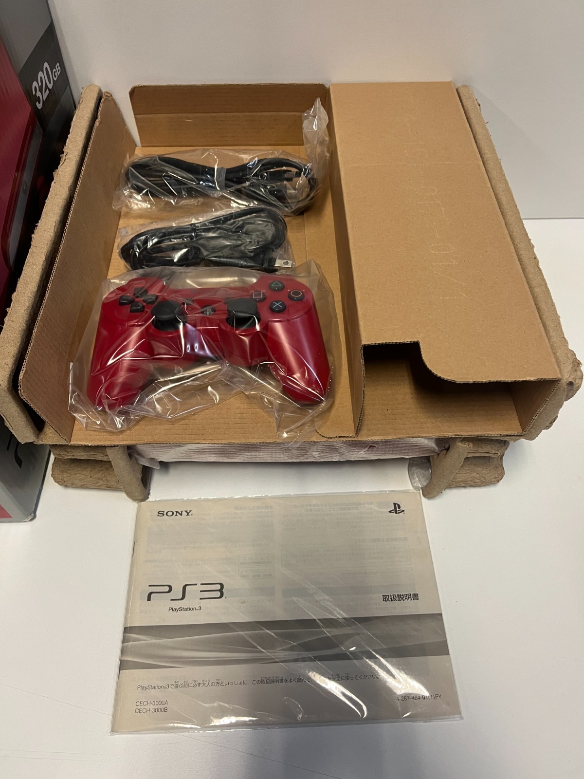 PLAYSTATION 3 LIMITED EDITION SCARLET RED 320GB CECH-3000B SR JAPAN CONSOLE