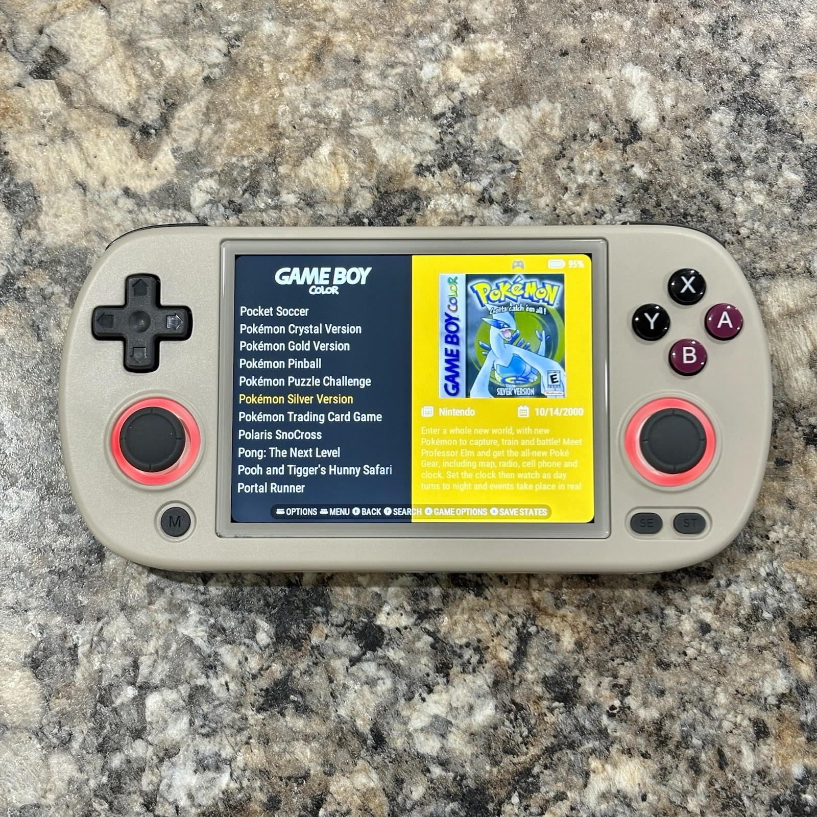 New Anbernic RG40XXH Gaming Handheld New 64GB Card Custom RG40XX H Ready To Play