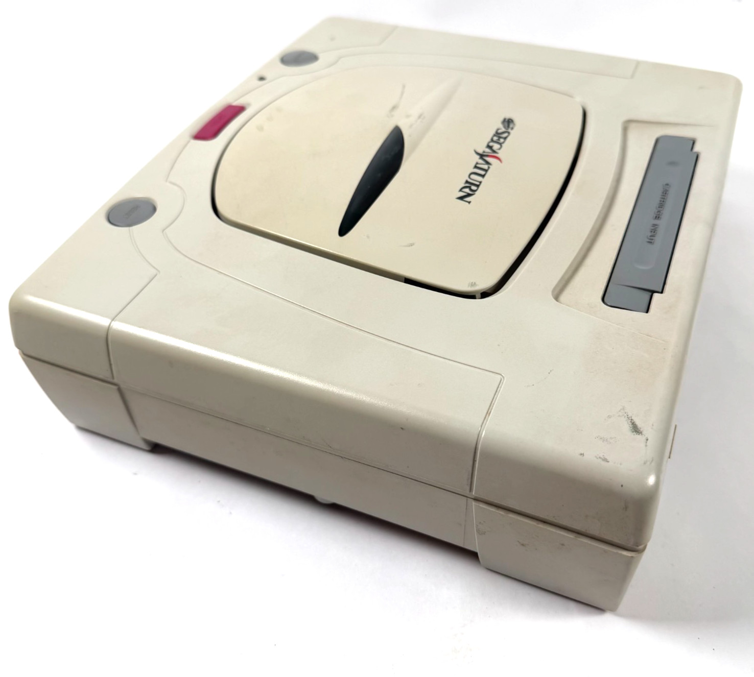 Sega Saturn Console HST-3220 White JAPANESE Tested Works *US Seller + Warranty*