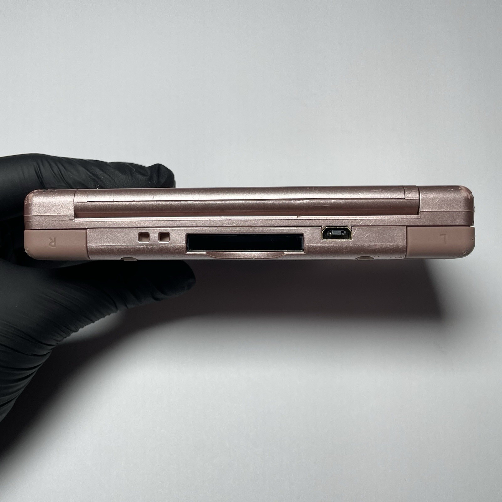 Nintendo DS Lite Handheld System- Metallic Pink Rose – Tested Working